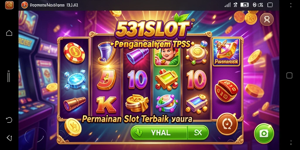 Tampilan gameplay seru dalam 531SLOT dengan slot yang penuh warna.