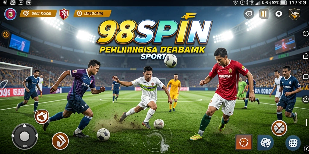Tampilan menarik dari gameplay 98SPIN yang menampilkan berbagai olahraga.