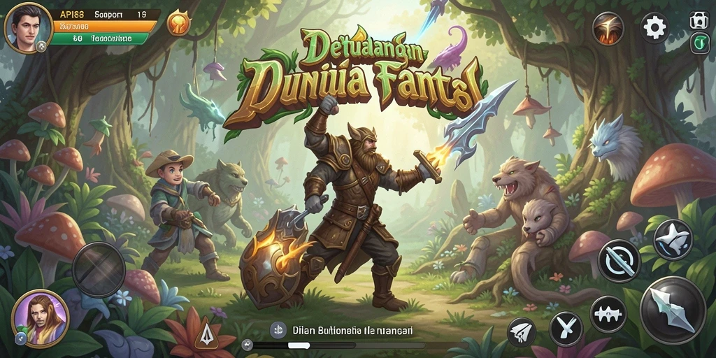 Tampilan gameplay seru dengan grafis menakjubkan dan karakter menarik.