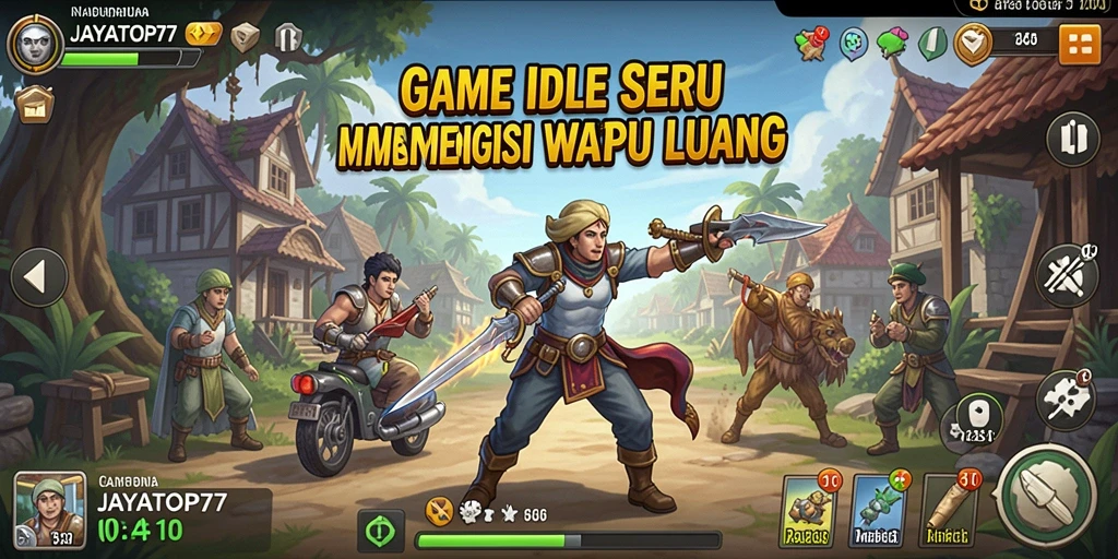 Tampilan gameplay seru dalam JAYATOP77 yang menampilkan momen mengumpulkan sumber daya.