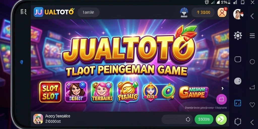 Tampilan menarik dari gameplay JUALTOTO yang penuh warna.