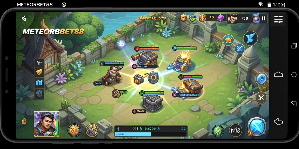Tangkapan layar gameplay <strong>METEORBET88</strong> menampilkan keseruan permainan Casual.
