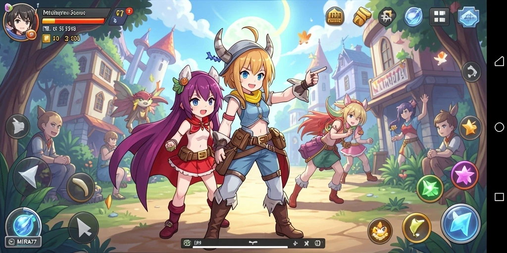 Gameplay seru dan interaktif dalam dunia Anime.
