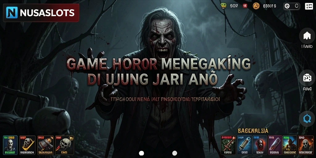 Tangkapan layar menampilkan momen menyeramkan dalam NUSASLOTS.