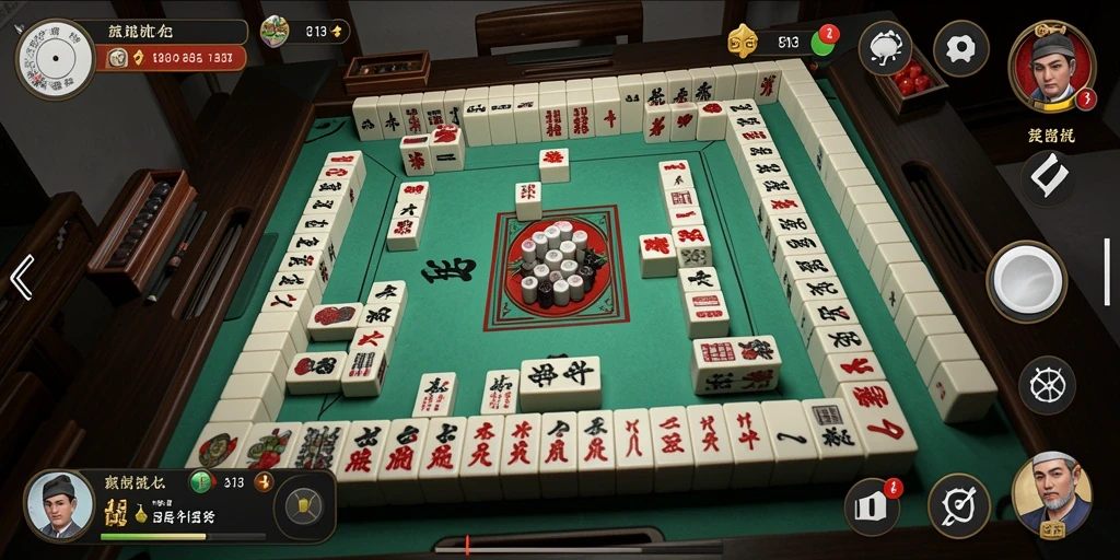 Tampilan gameplay S13 menampilkan keseruan bermain Mahjong dengan grafis yang menarik.
