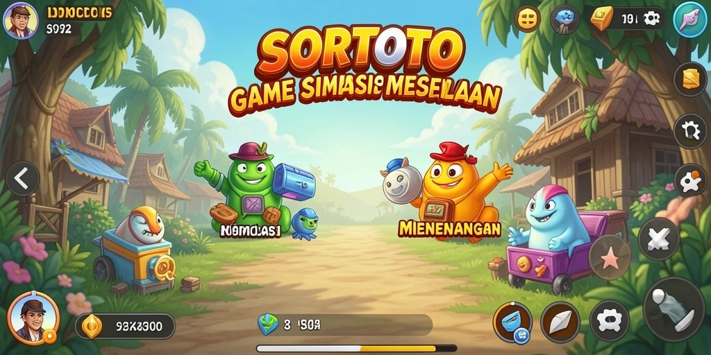 Screenshot dari gameplay SORTOTO yang menampilkan aksi dan strategi menarik.