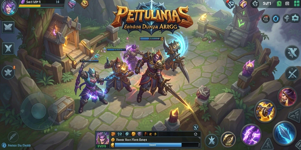 Gameplay dinamis SVIP1 dengan pertarungan seru dan karakter unik.