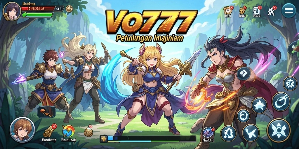 Gameplay menarik VO777 dengan karakter Anime yang menawan.