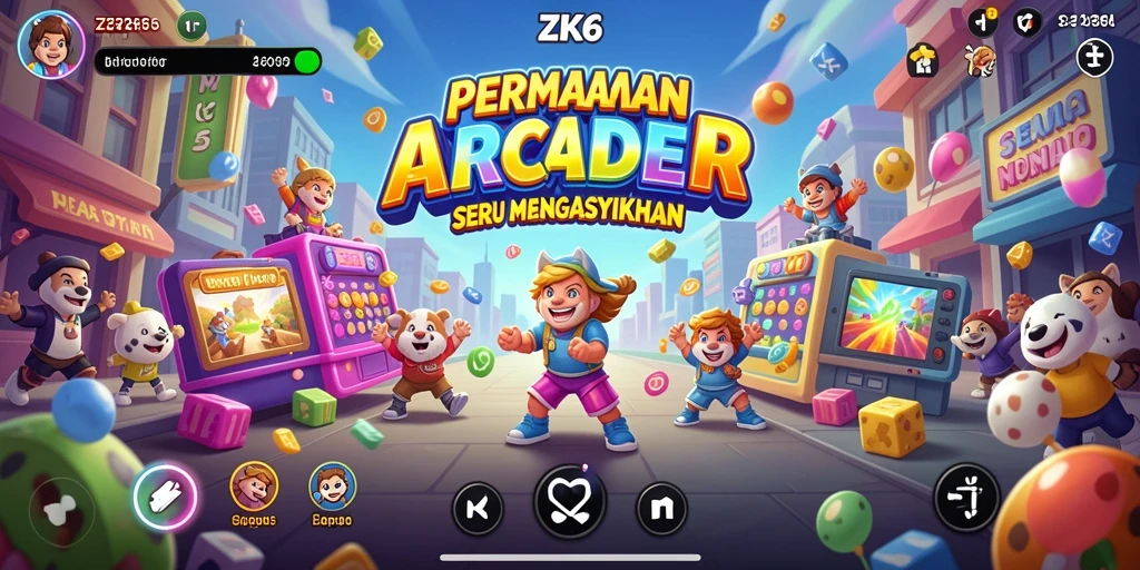 Tangkapan layar dari gameplay seru ZK6 yang penuh aksi.